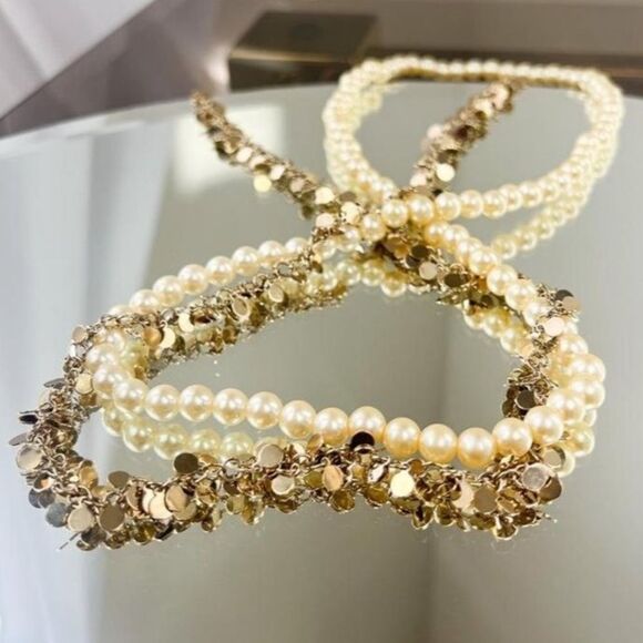 GIANVITO ROSSI Adjustable Gold Charm Necklace - Picture 1 of 6